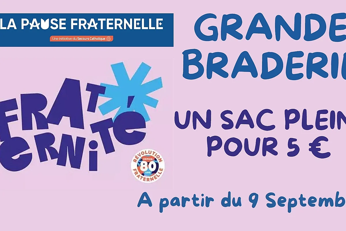 Grande braderie "Fraternité"