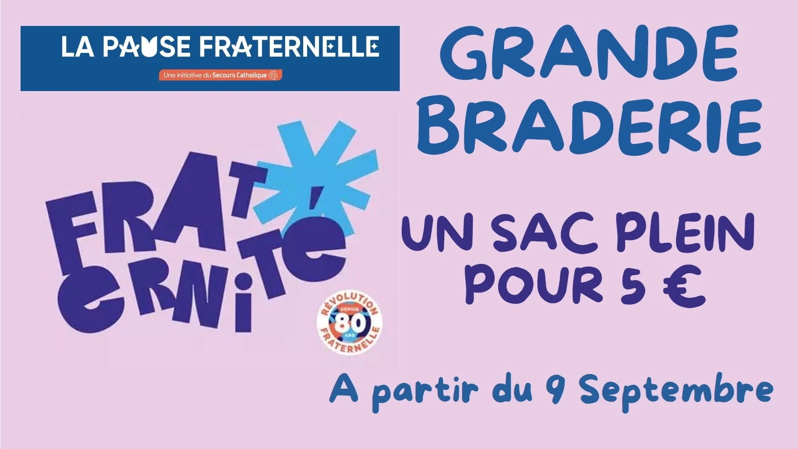 Grande braderie "Fraternité"