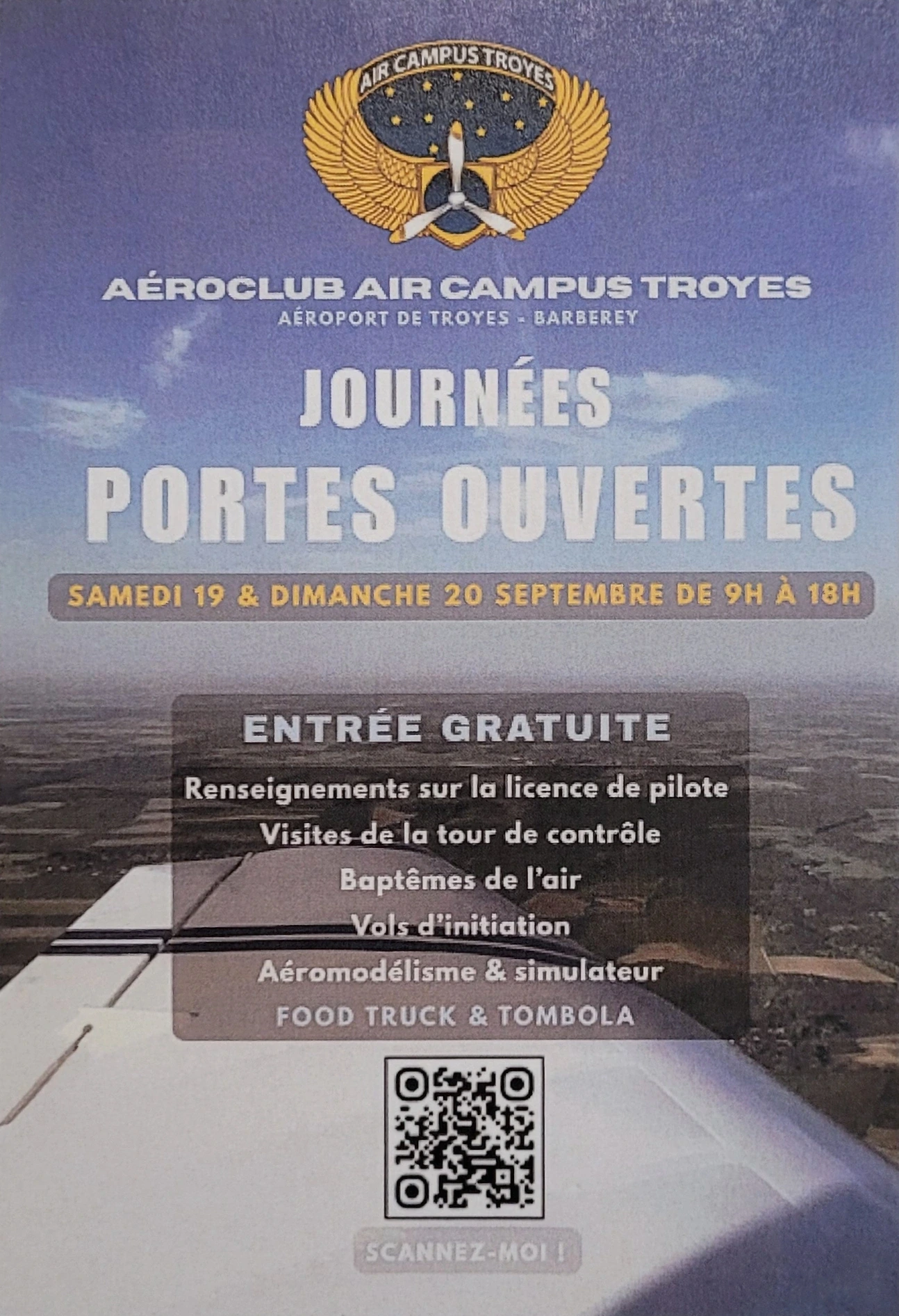 Journées portes ouvertes – Air Campus Troyes