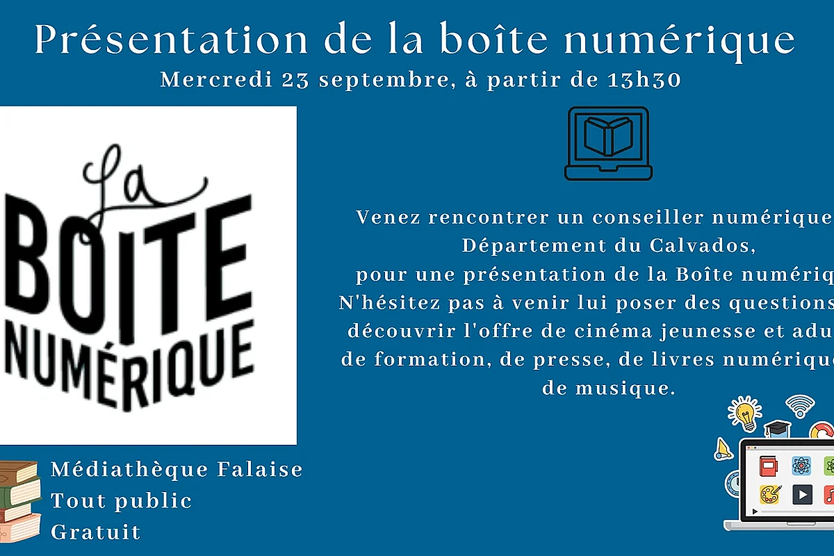 À l'occasion des 10 ans de la boite numérique : présentation de la boite numérique