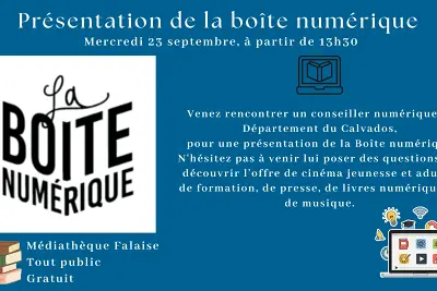 À l'occasion des 10 ans de la boite numérique : présentation de la boite numérique