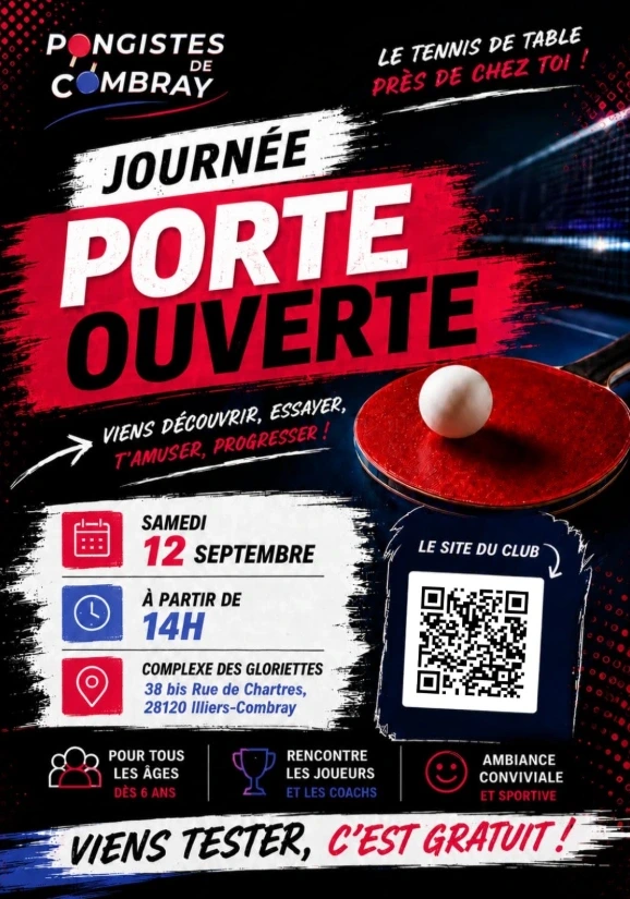 Journée Portes Ouvertes : Pongistes de Combray
