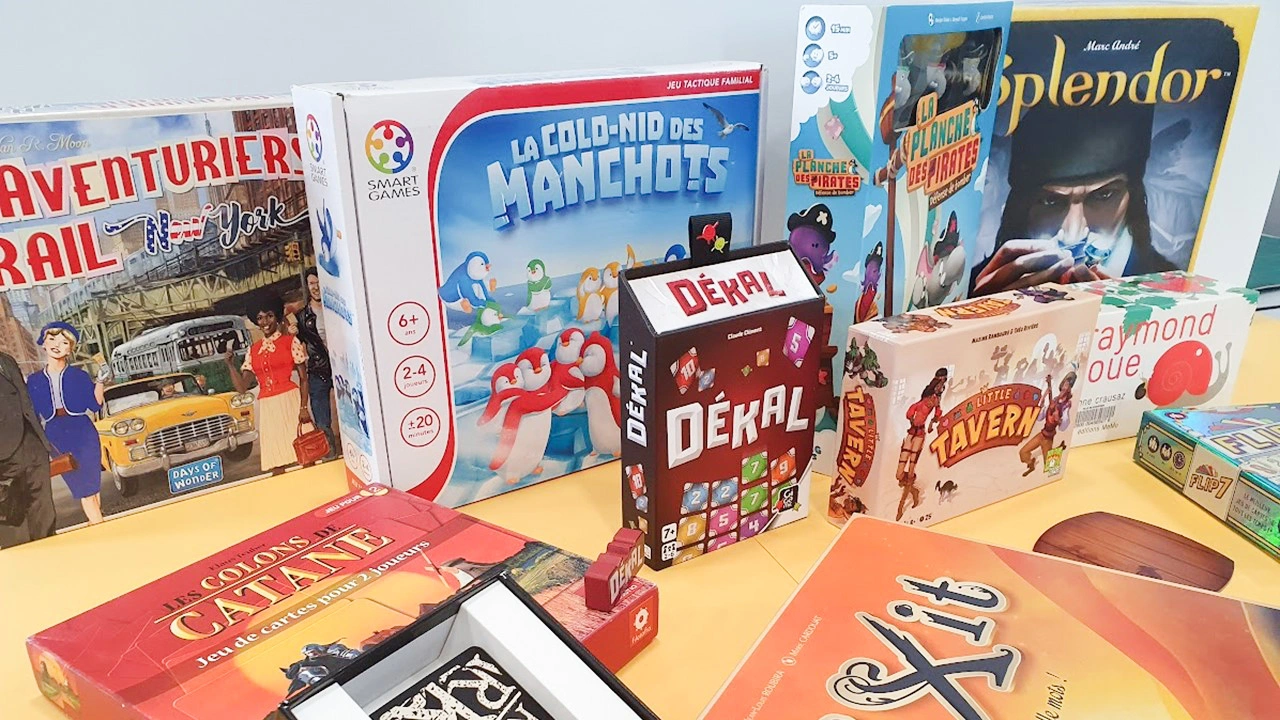 Jeux sur place : jeux de société
