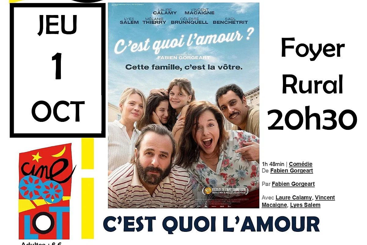 Ciné-Lot : "C'est quoi l'amour"