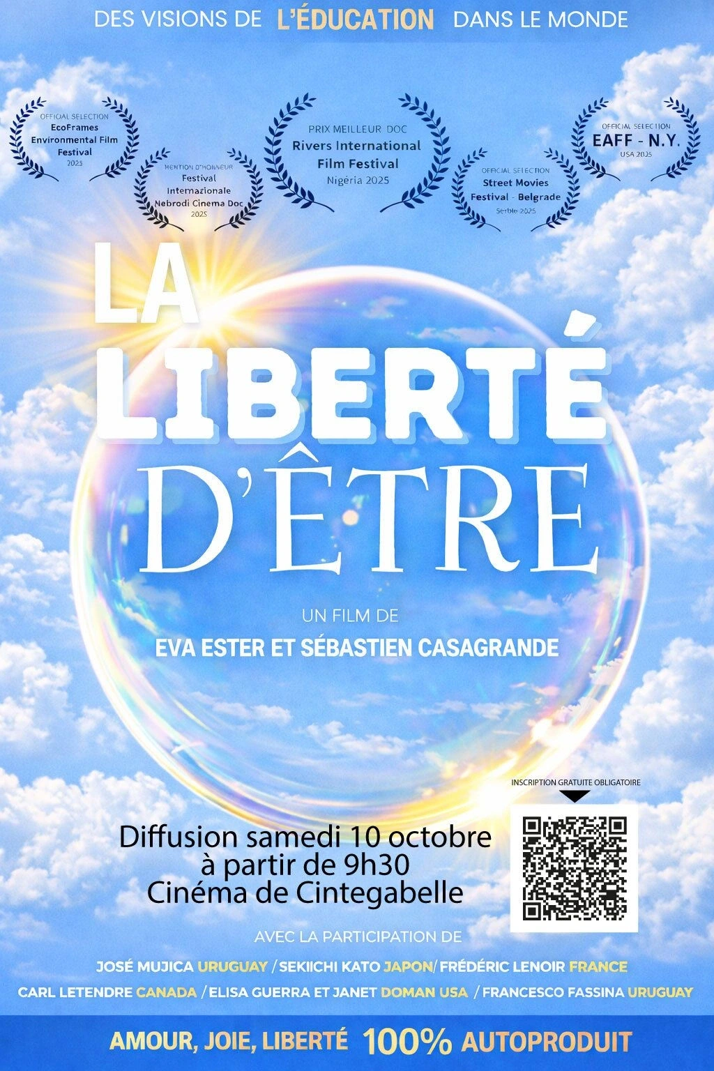 CINÉ-DÉBAT "LA LIBERTÉ D'ÊTRE"