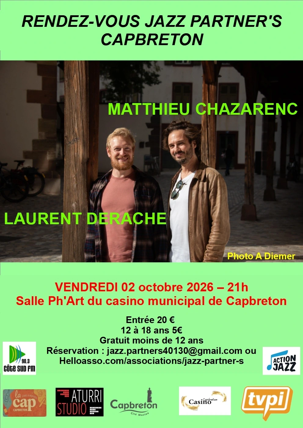 Jazz Partner's : Matthieu CHAZARENC / Laurent DERACHE