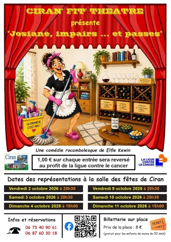 Spectacle : "Josiane, impairs....et passes"