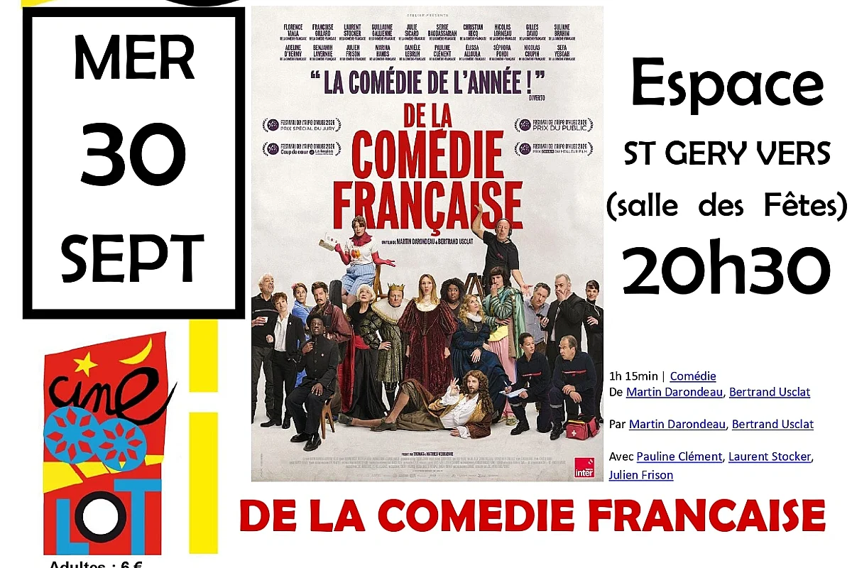 Ciné-Lot : "De la Comédie Française"