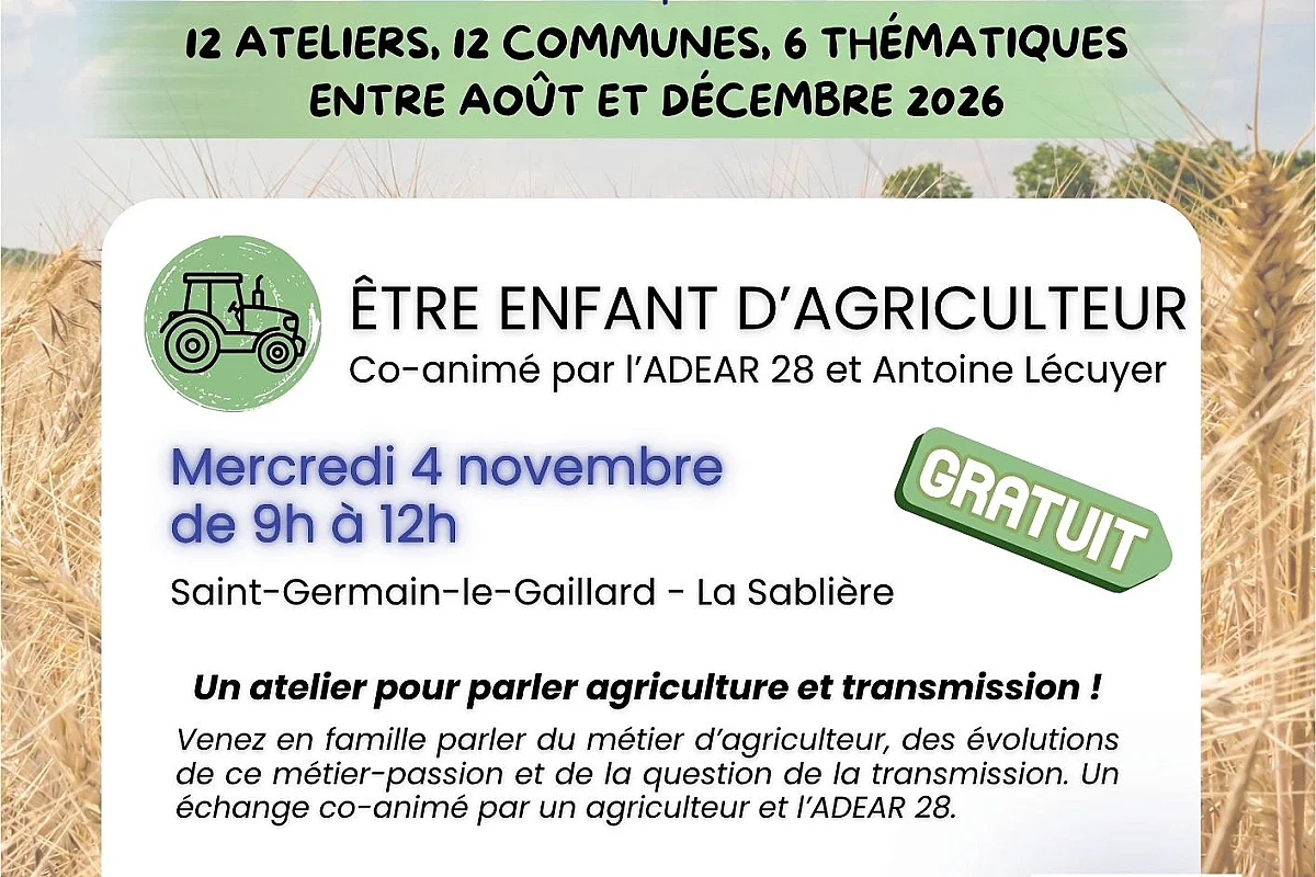 Atelier "Faire Famille en Beauperchois" : Être enfant d'agriculteur