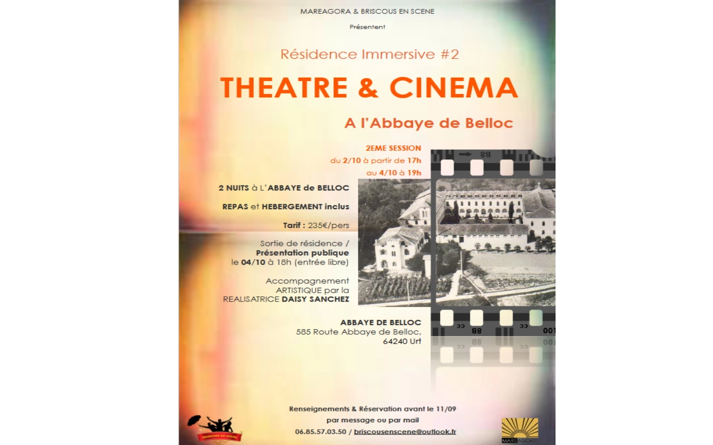 Résidence immersive : Théâtre et Cinéma