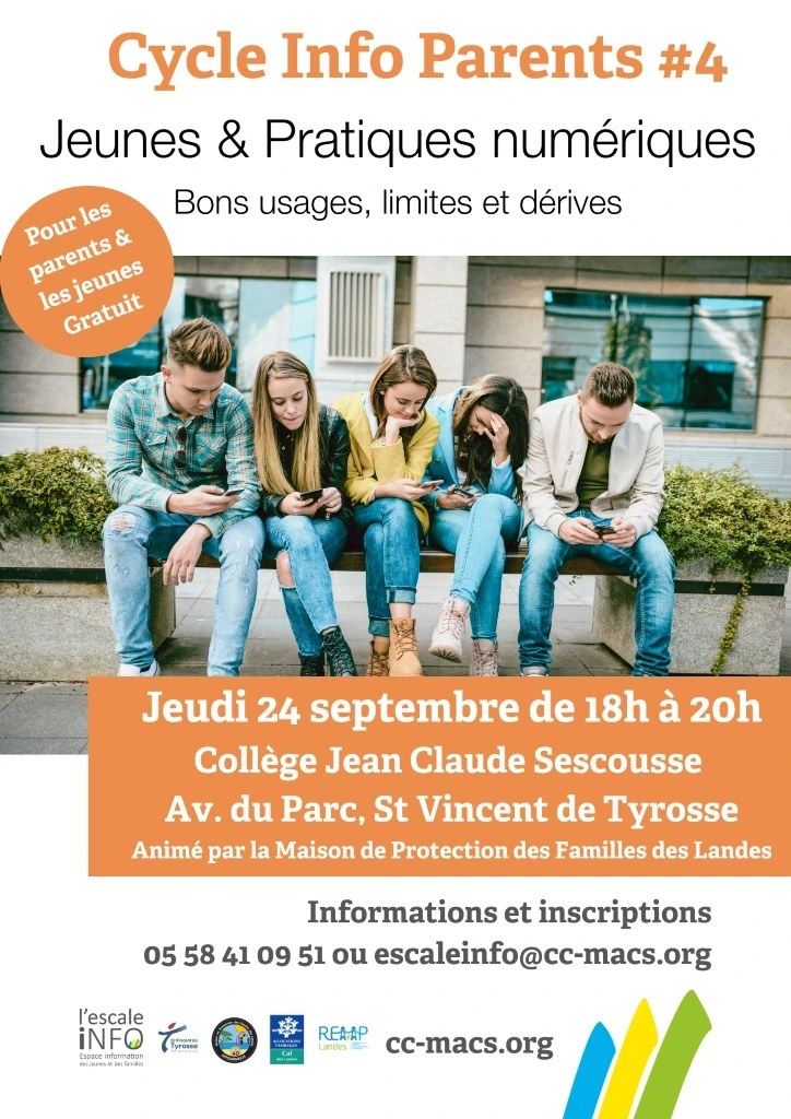 Cycle Info Parents #4 « Jeunes & pratiques numériques »