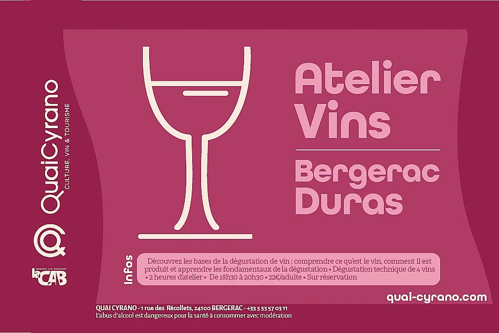 Atelier découverte | Vins Bergerac & Duras