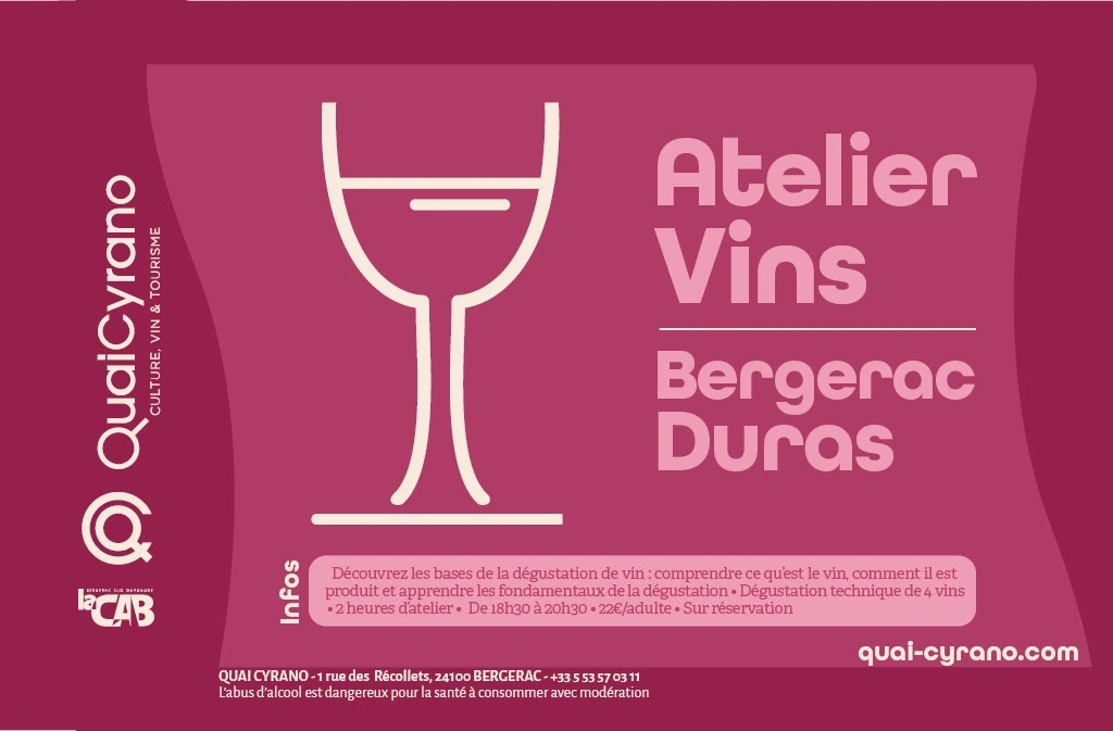 Atelier découverte | Vins Bergerac & Duras