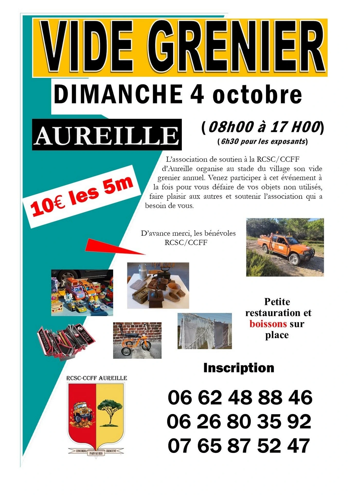 Vide-grenier à Aureille