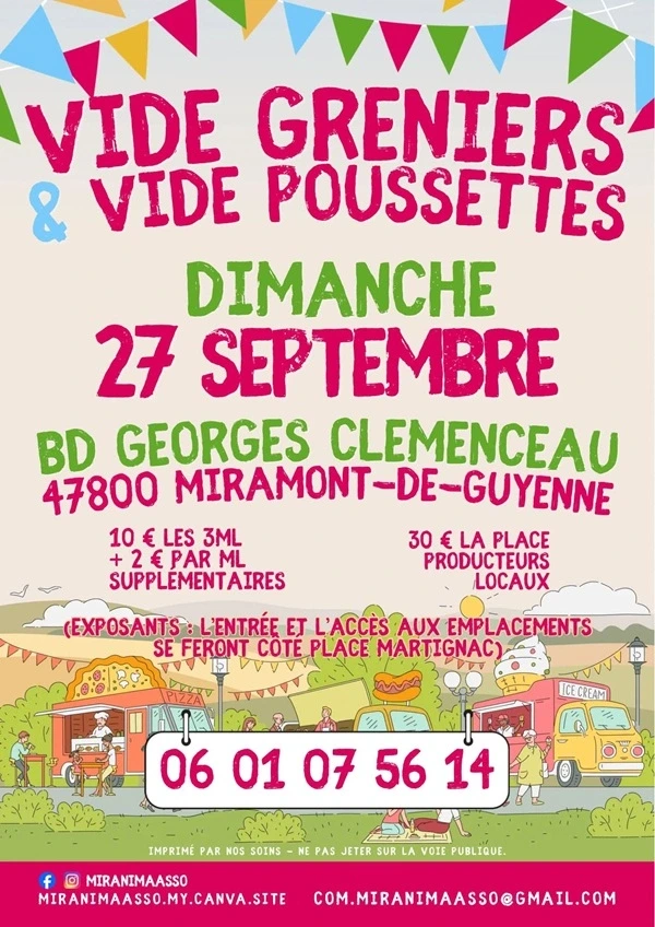 Vide-greniers et vide-poussettes