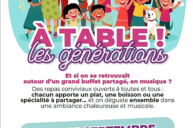 À table les générations !