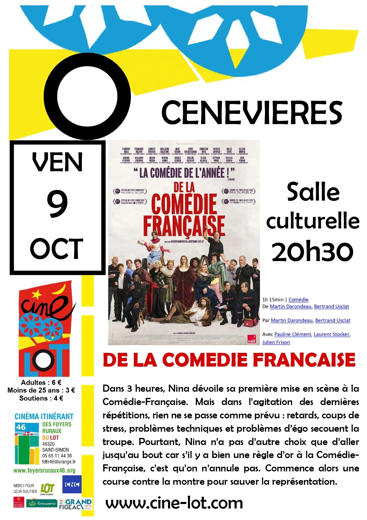 Ciné-Lot : "De la comédie française"