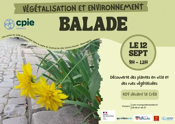 Végétalisation et environnement " balade en ville " avec le CPIE