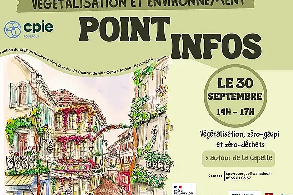 Point Infos végétalisation et environnement : zéro gaspi et zéro déchets avec le CPIE