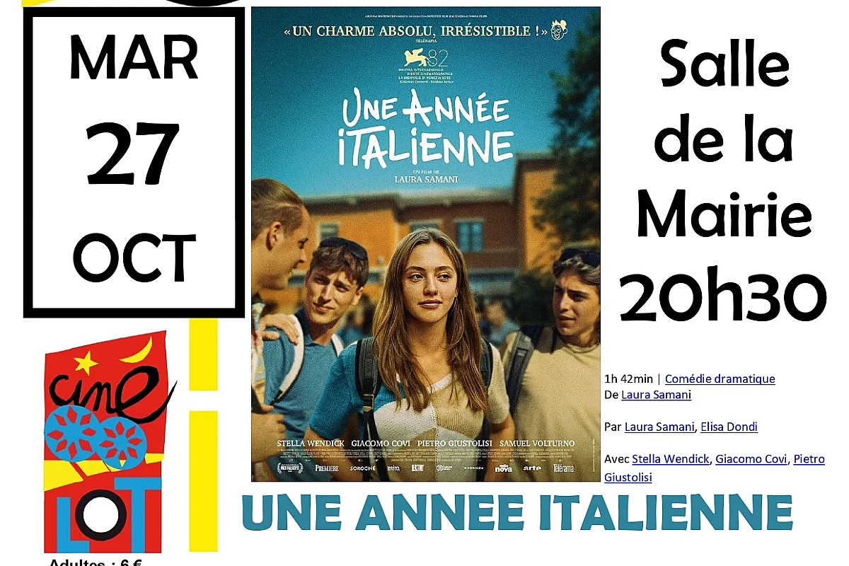 Ciné-Lot : "Une année italienne"