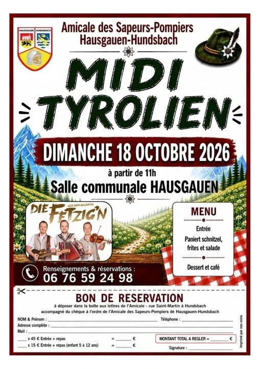 Repas et après-midi tyroliens