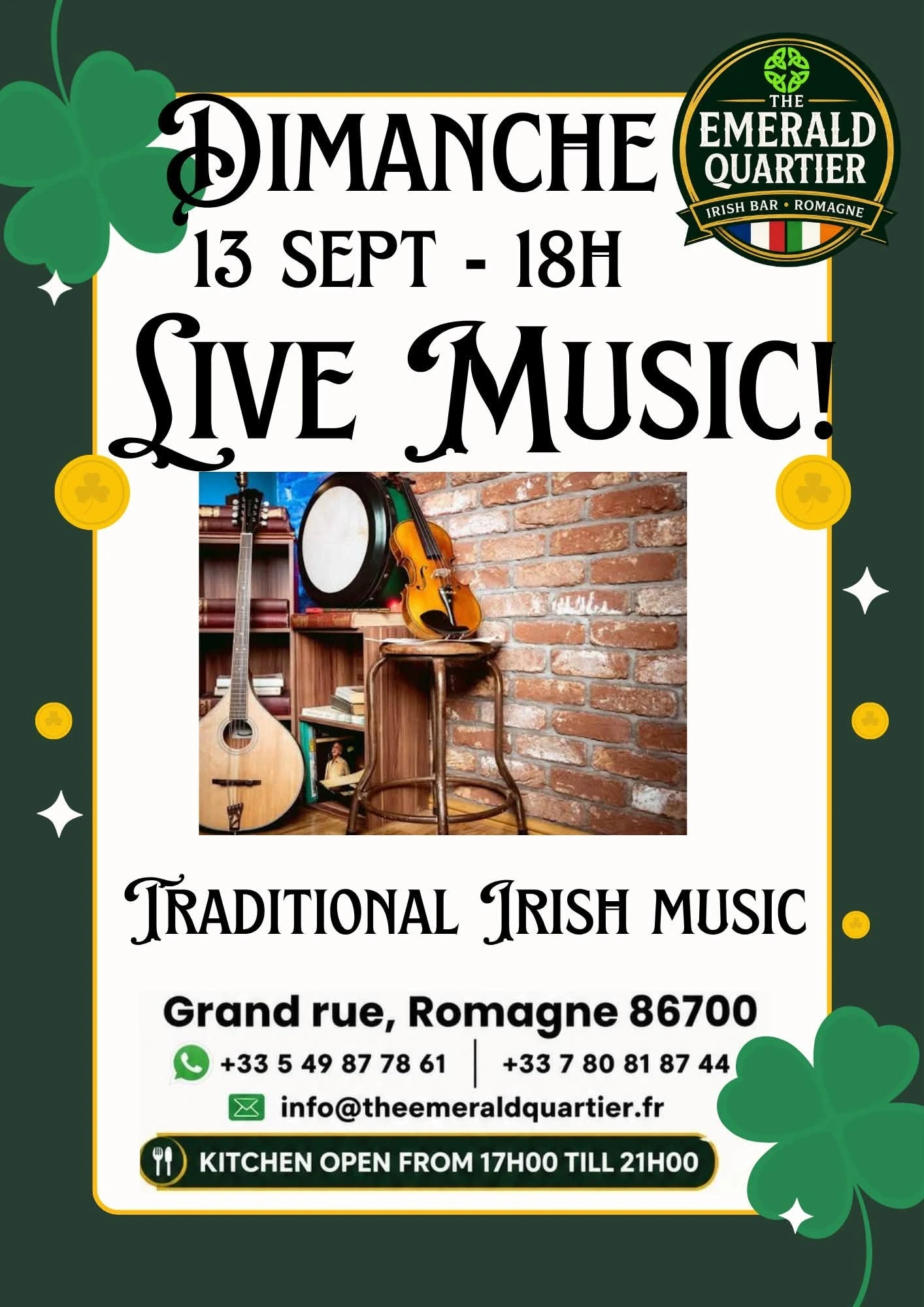 Live Music : Traditional Irish Music