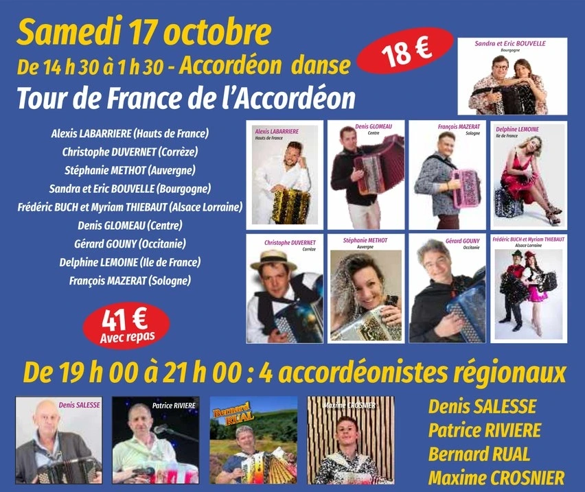Tour de France de L'Accordéon Festival de Chamberet