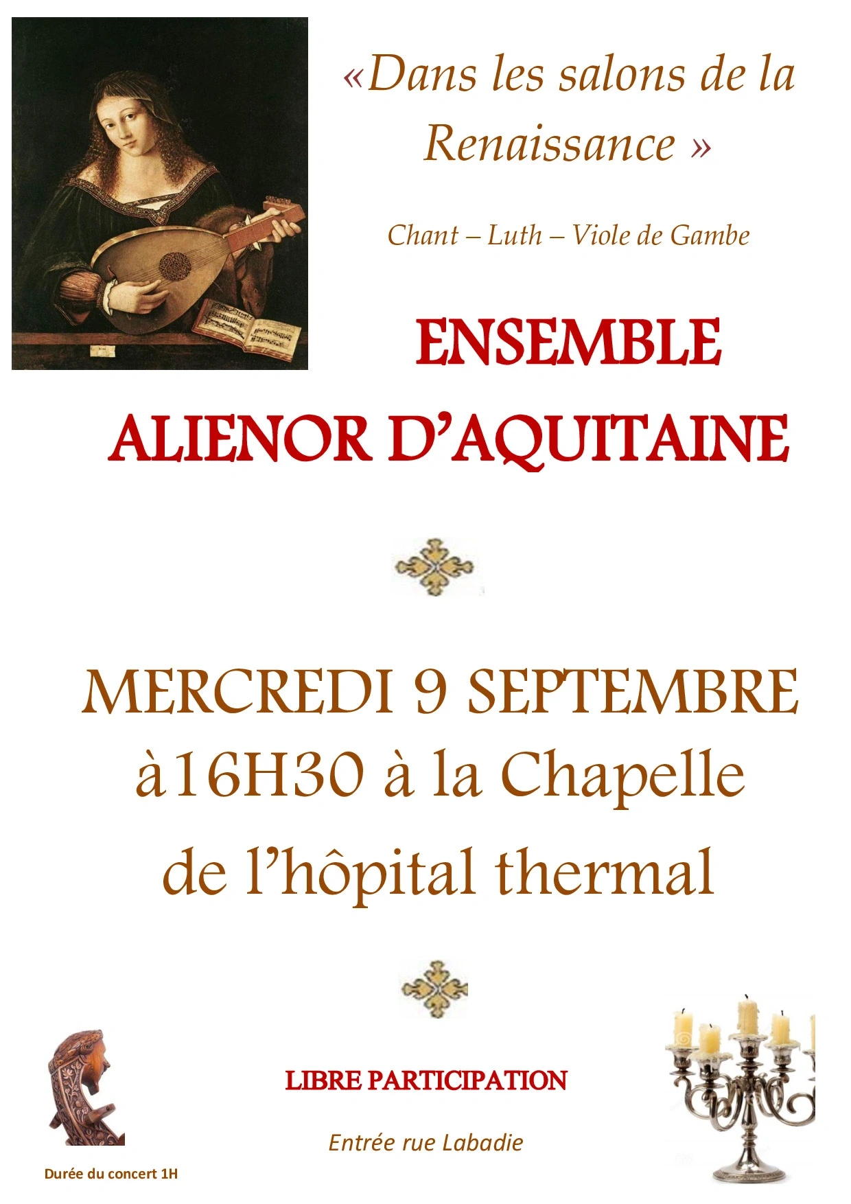Concert : dans les salons de la Renaissance