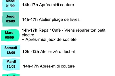 La Pause EMMAÜS : Atelier pliage de livres