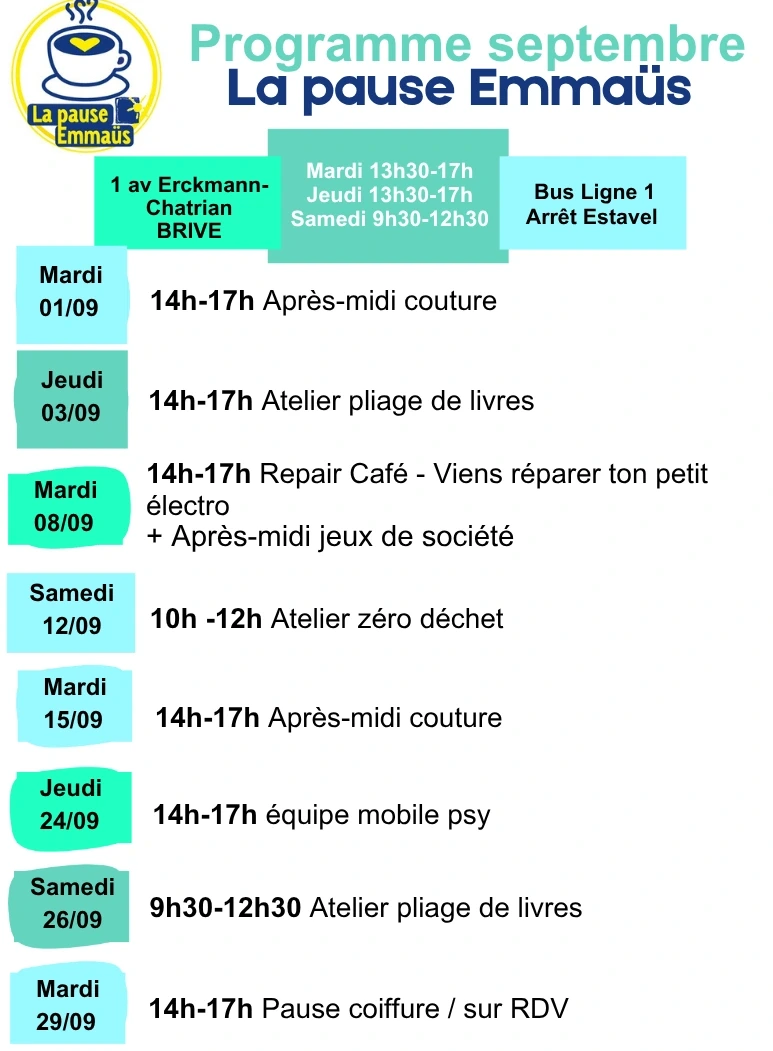 La Pause EMMAÜS : repair café/ après-midi jeux de société