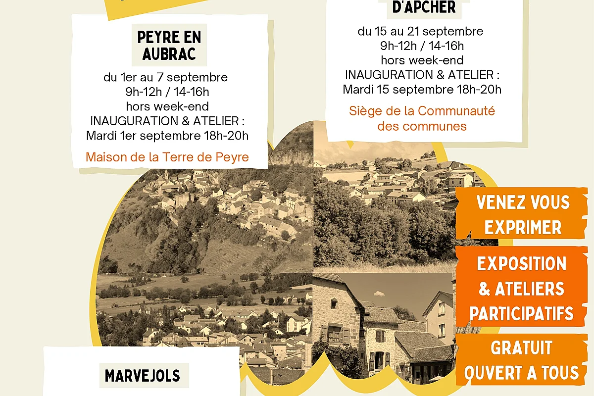 INAUGURATION EXPOSITION ITINÉRANTE - VIVRE DANS LE PAYS DU GÉVAUDAN EN 2050
