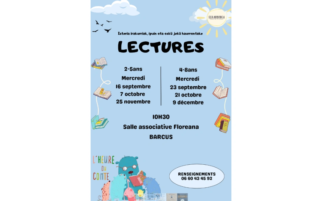 L'heure du conte 2-5 ans