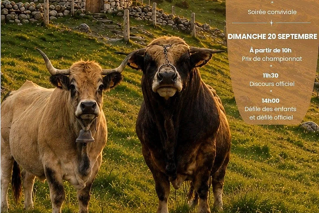 CONCOURS DU BROUTARD, CONCOURS DE BÊTES GRASSES ET CONCOURS AGNELLES ET BÉLIERS