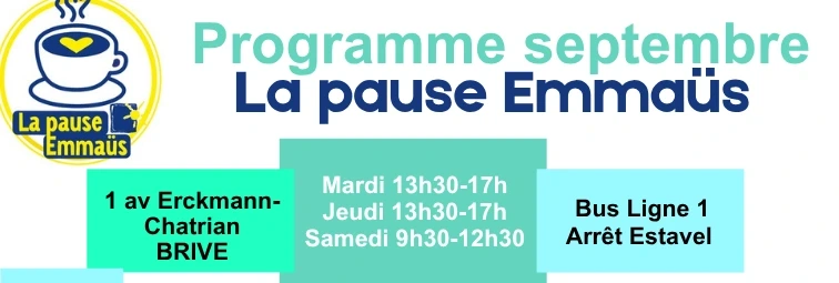 La Pause EMMAÜS: Vente spécial puériculture