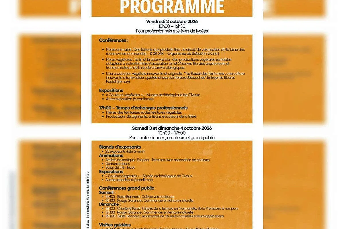 Festival Fibres & Teintures Naturelles
