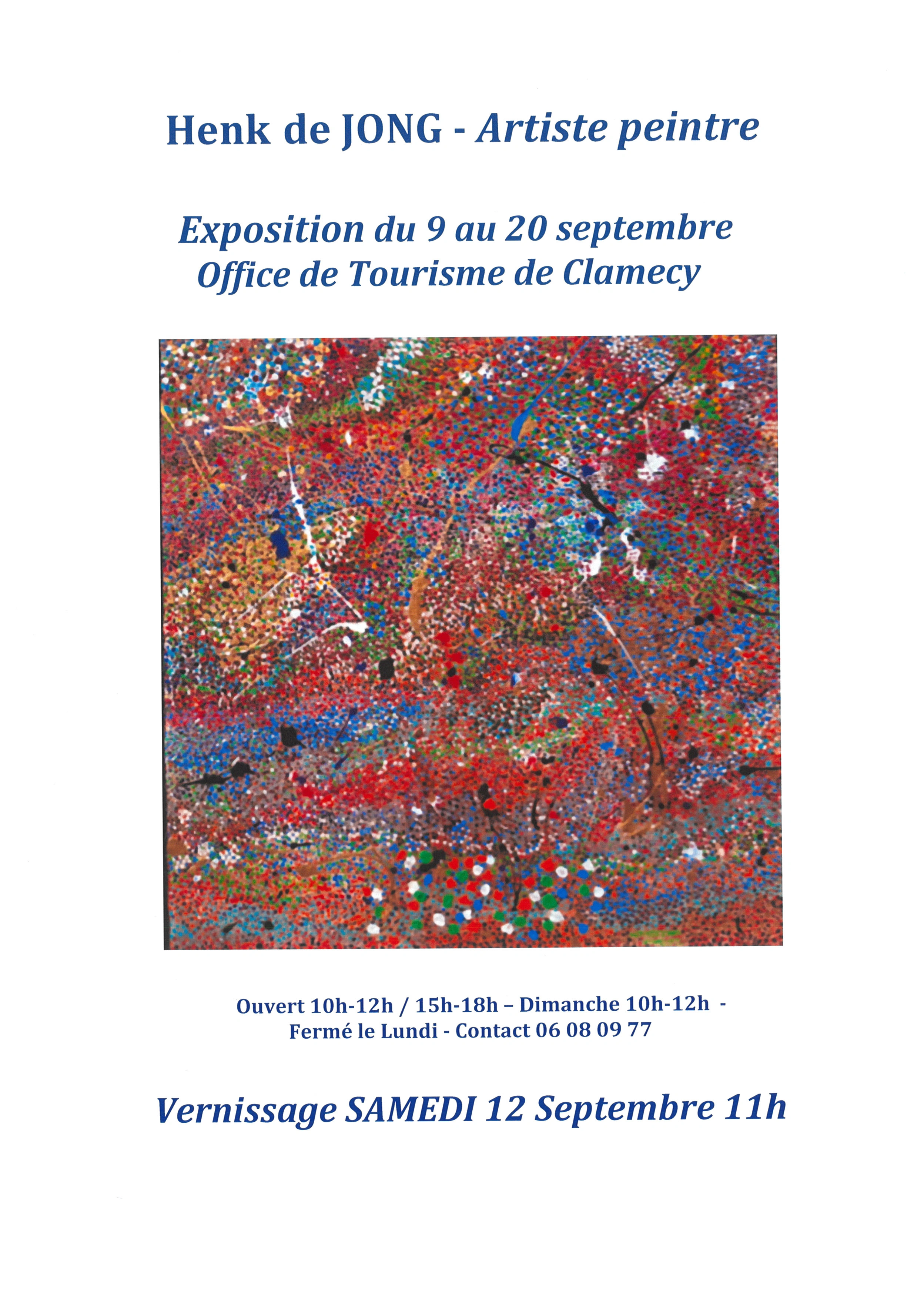 Exposition de peinture - Henk De Jong