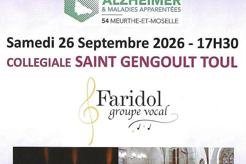 Concert caritatif - Groupe vocal Faridol - Collégiale Saint-Gengoult
