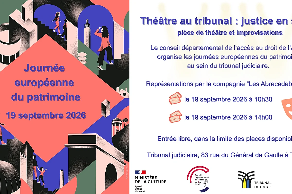 Théâtre au tribunal : justice en scène - JEP 2026