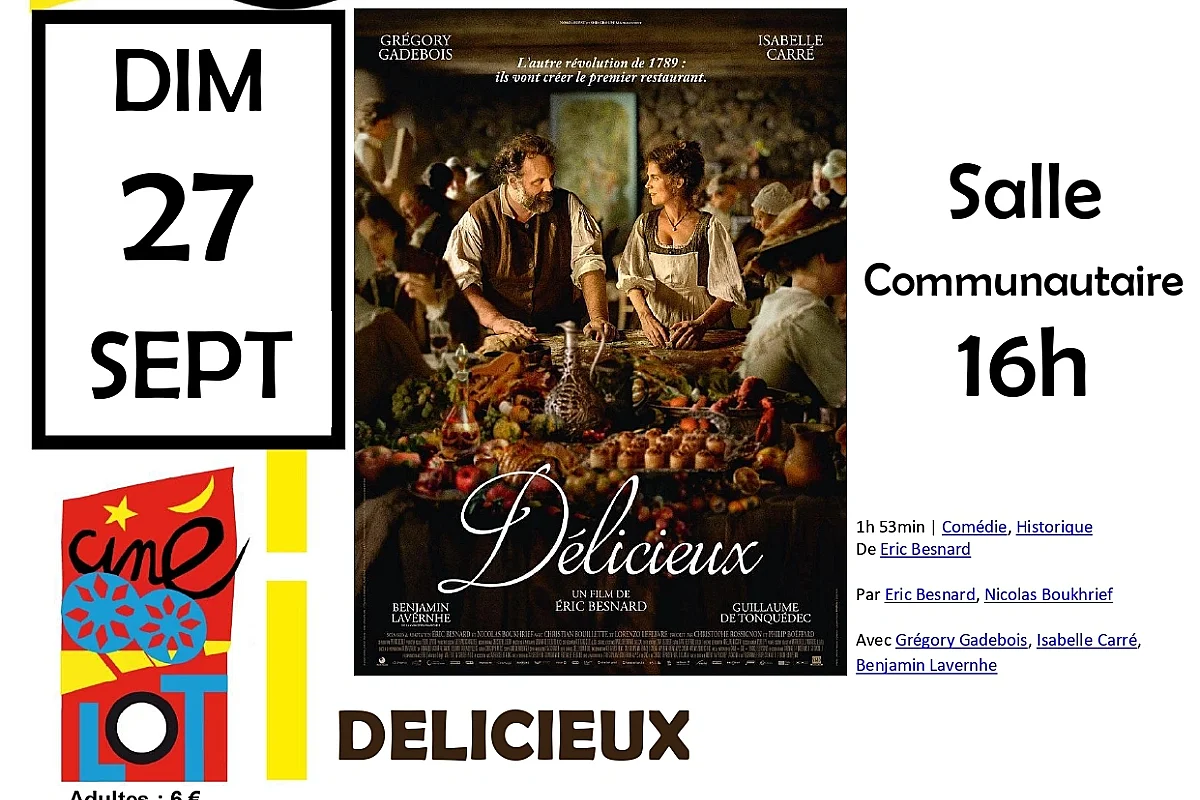 Ciné-Lot : "Délicieux"