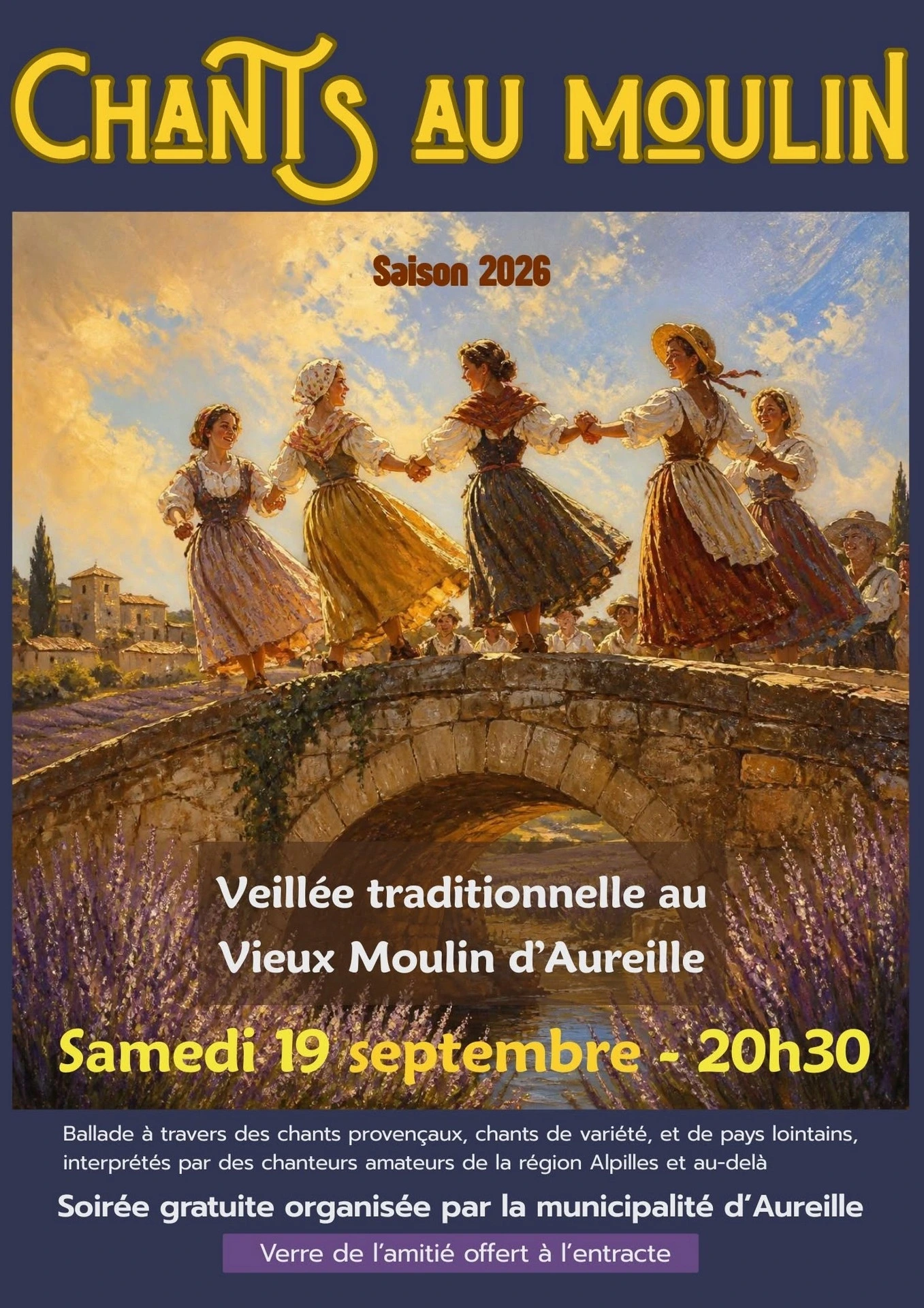 Veillée traditionnelle au Vieux Moulin d'Aureille