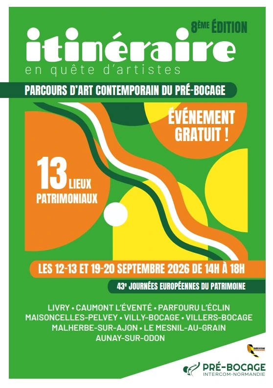 Exposition de Judikahël pour Itinéraire en quête d'artiste à Villers-Bocage