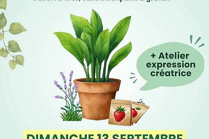 Trocs de plantes et atelier artistique