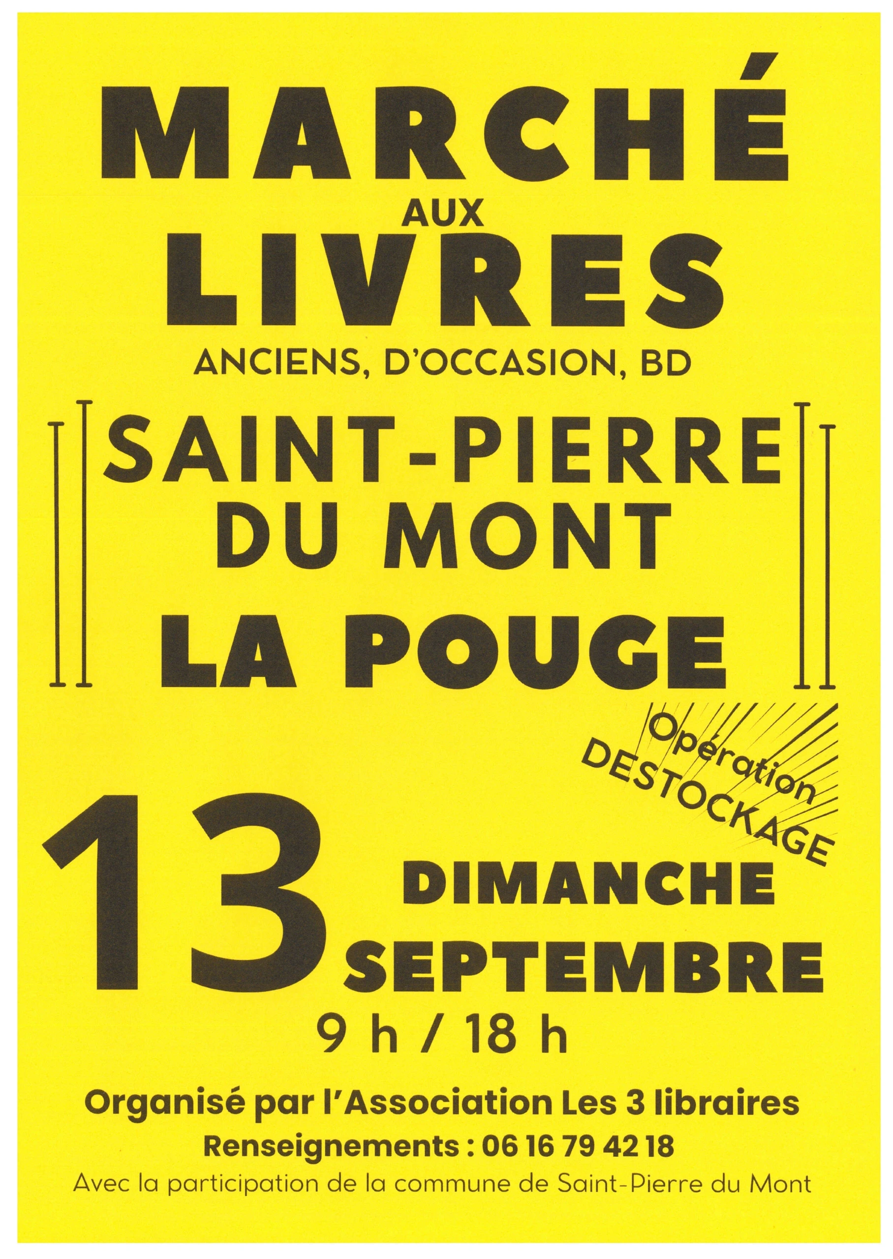 Marché aux livres anciens, occasions et BD