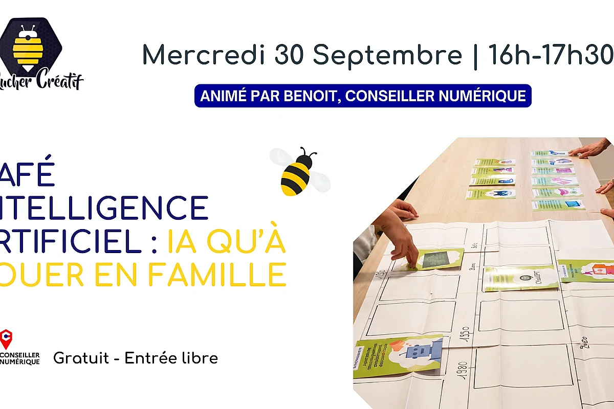 Café numérique :  IA qu’à jouer en famille !