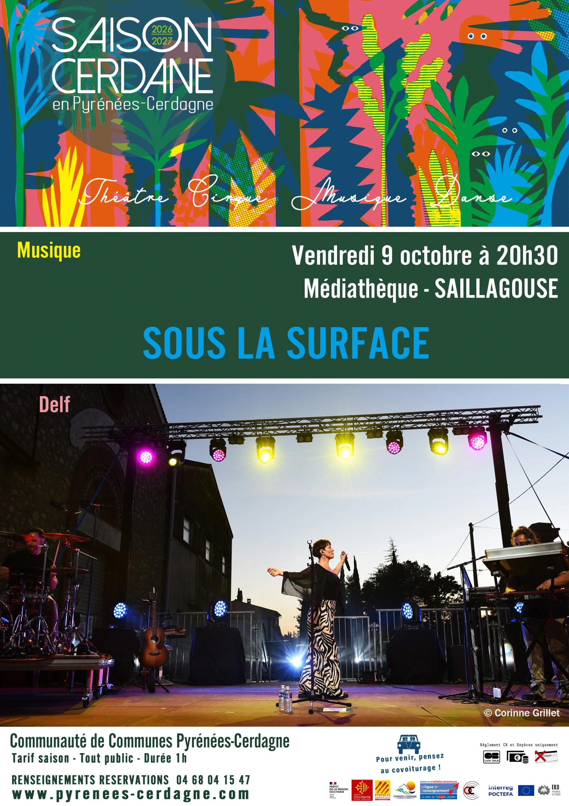 SAISON CERDANE - SOUS LA SURFACE - DELF: MUSIQUE ACTUELLE