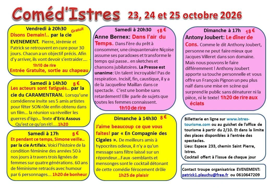 Festival Coméd'Istres