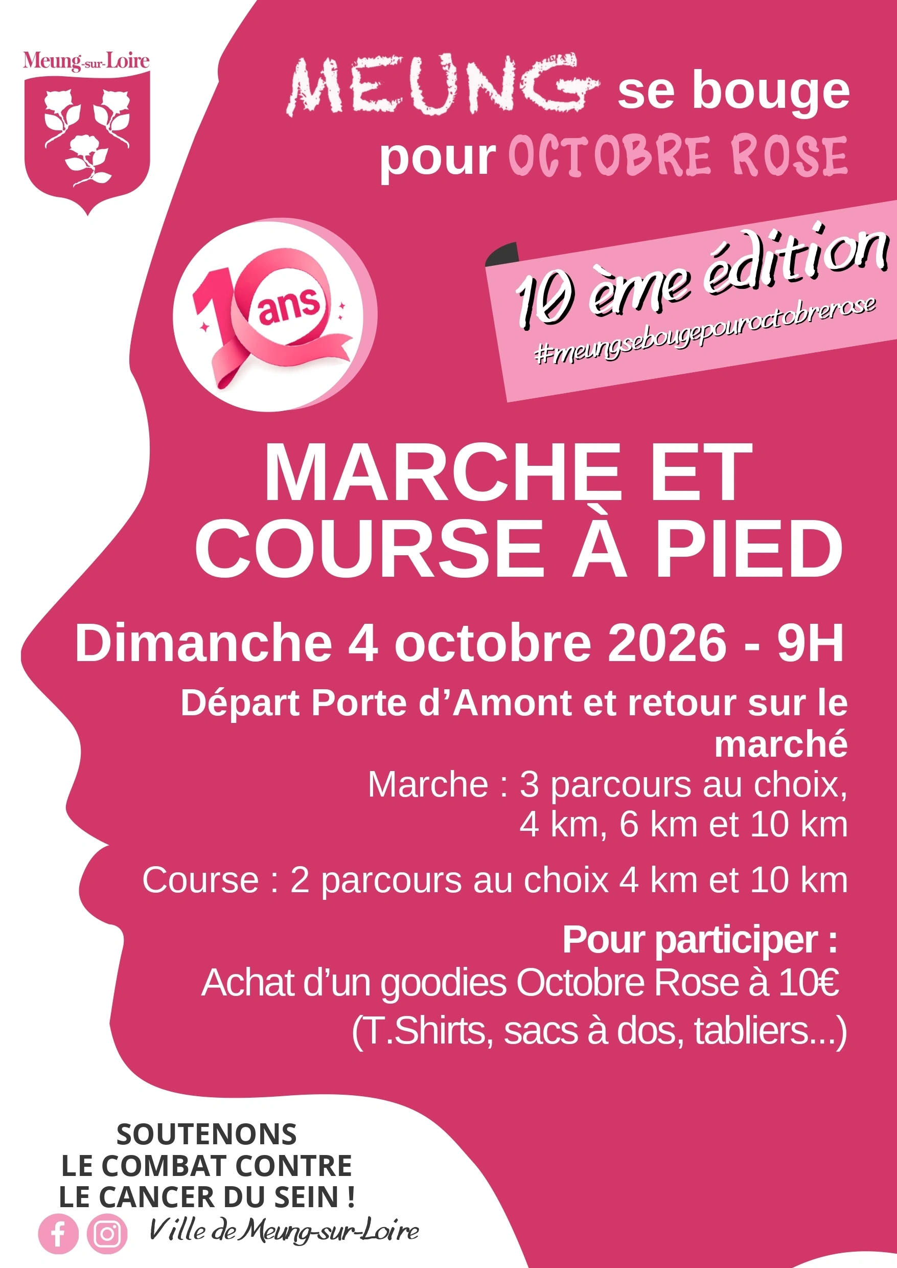 Meung se bouge pour Octobre Rose