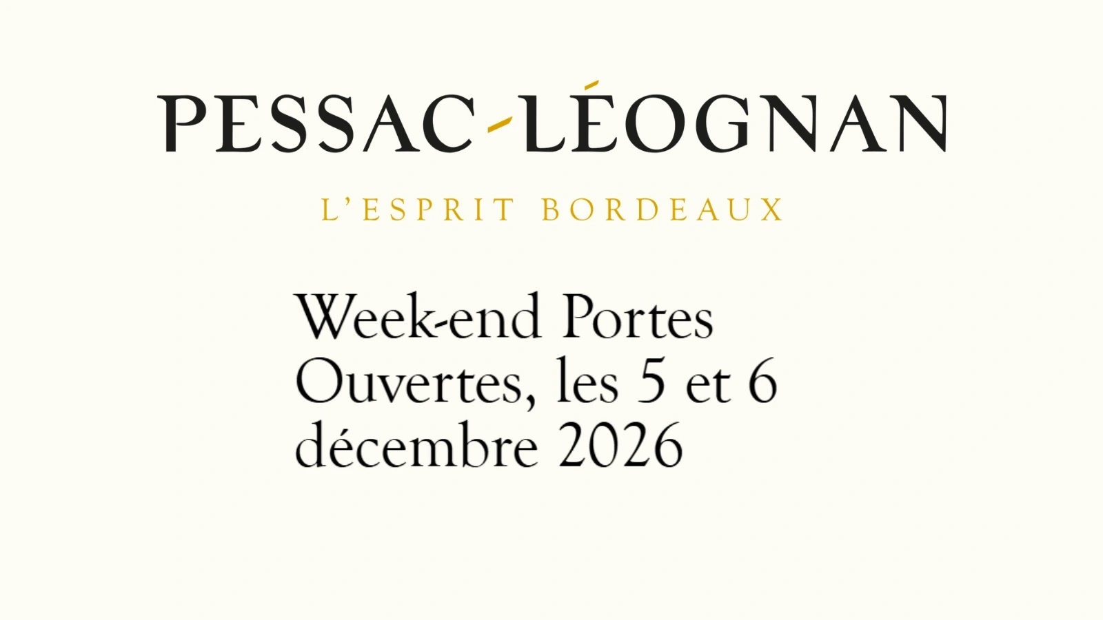 Week-end Portes Ouvertes en Pessac-Léognan