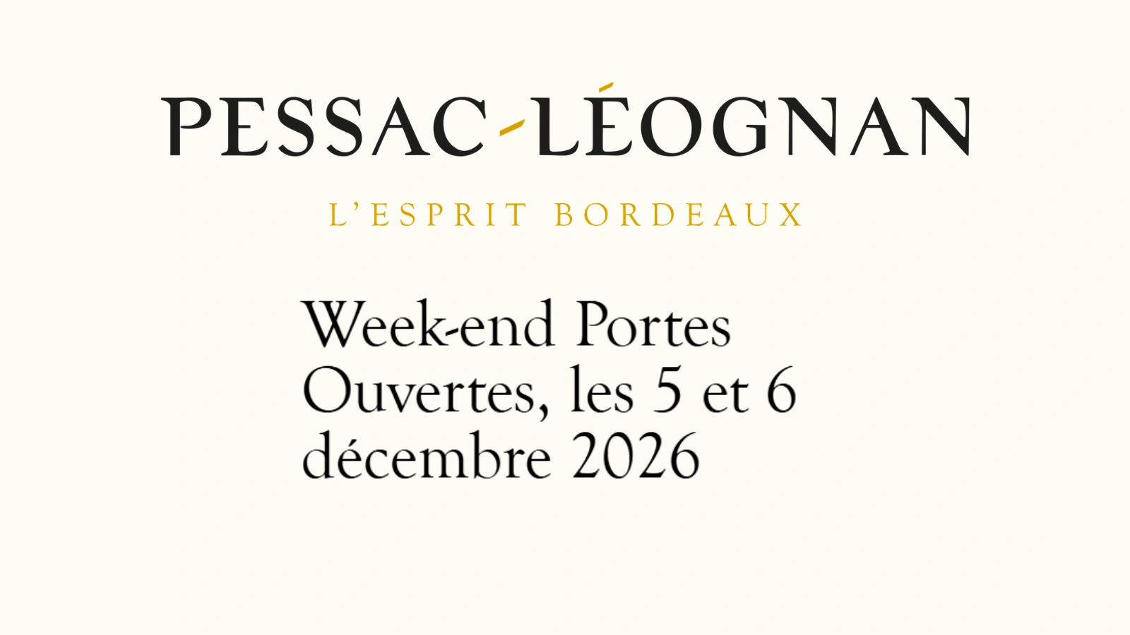 Week-end Portes Ouvertes en Pessac-Léognan