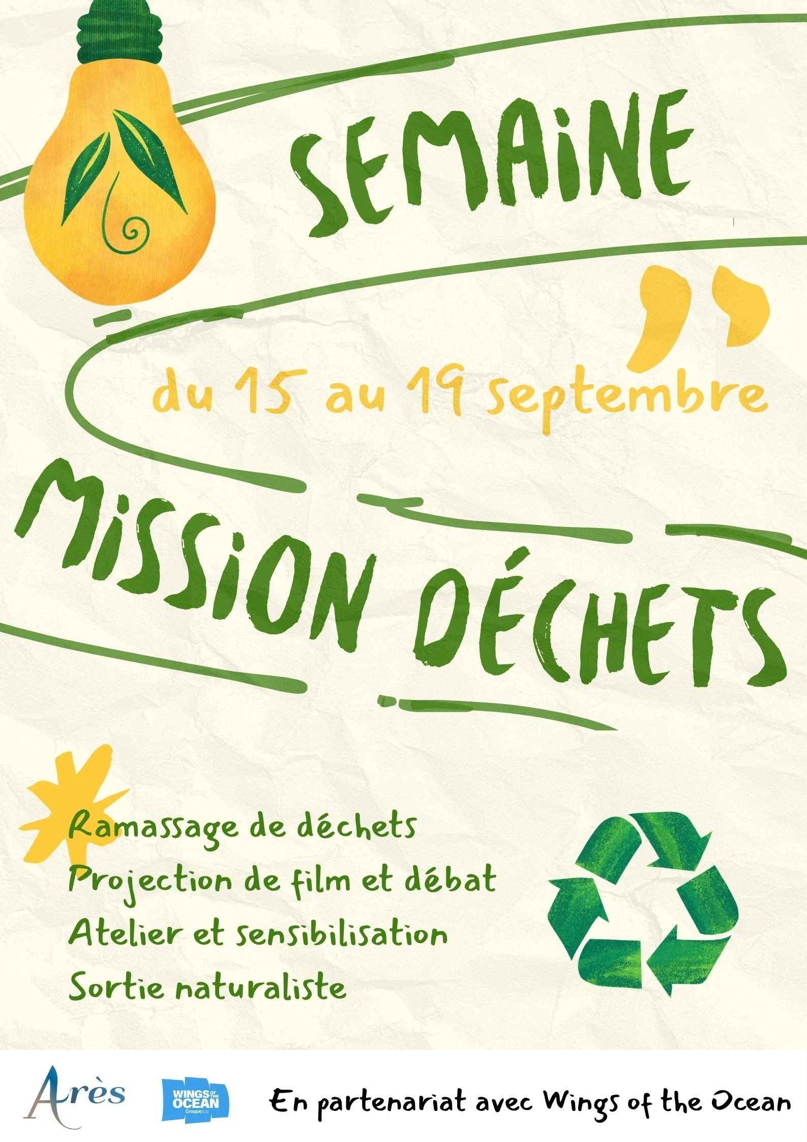 Semaine mission déchets - Ramassage de déchets et nettoyage des berges de la Machinotte
